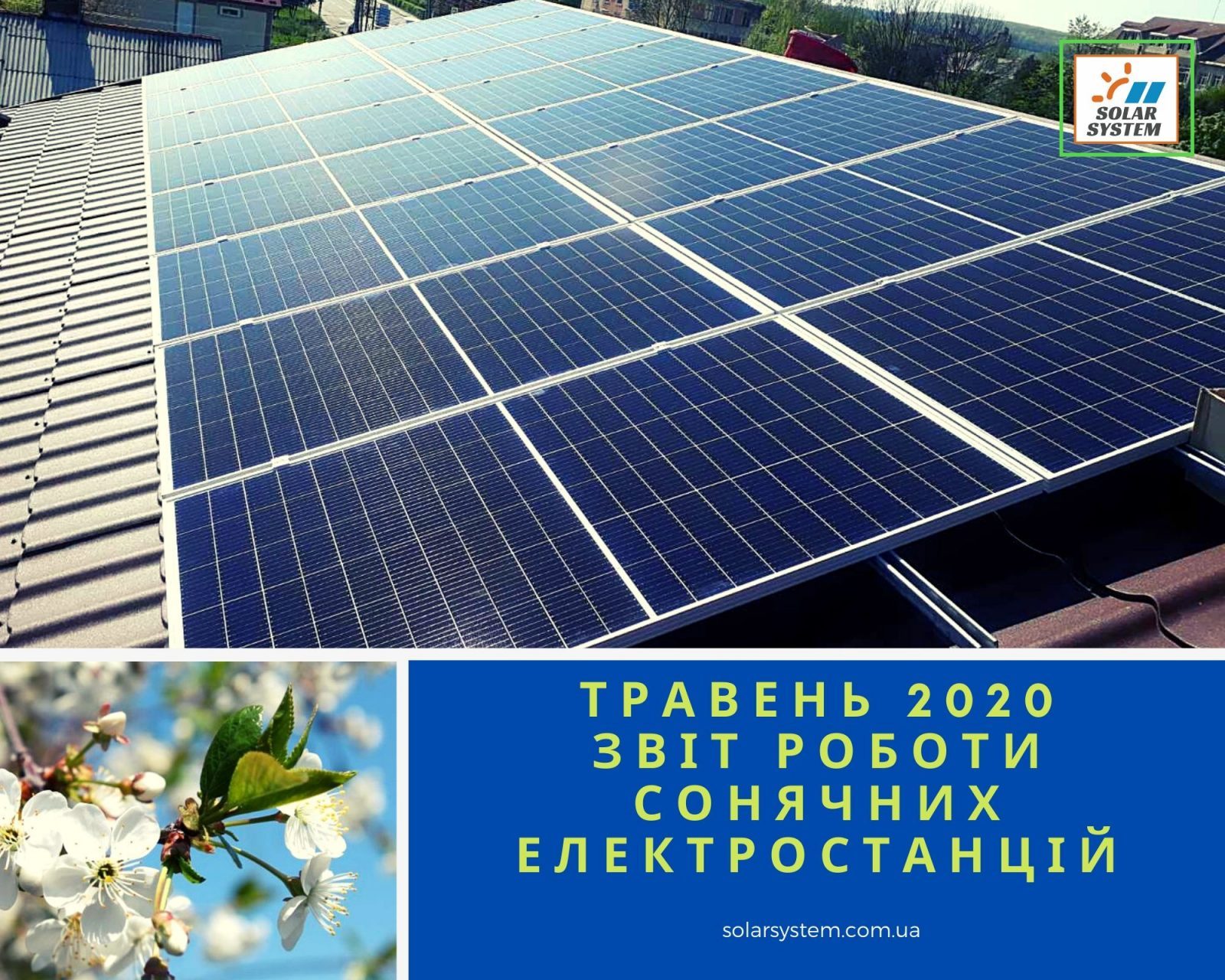 Фактичні показники роботи мережевих сонячних електростанцій під Зелений тариф за Травень 2020 року