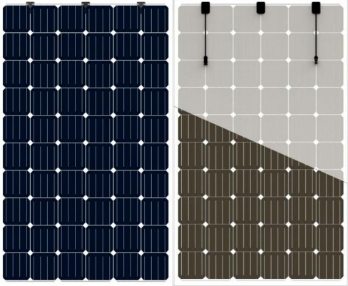 двосторонні сонячні панелі